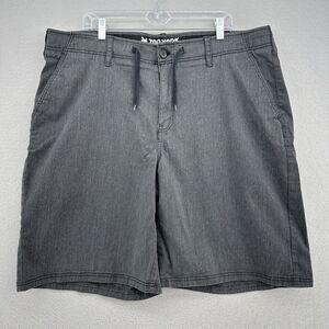 Zoo York Unbreakable Gray Shorts Button Drawstring Flat Front Men’s 42 (41) Sk8